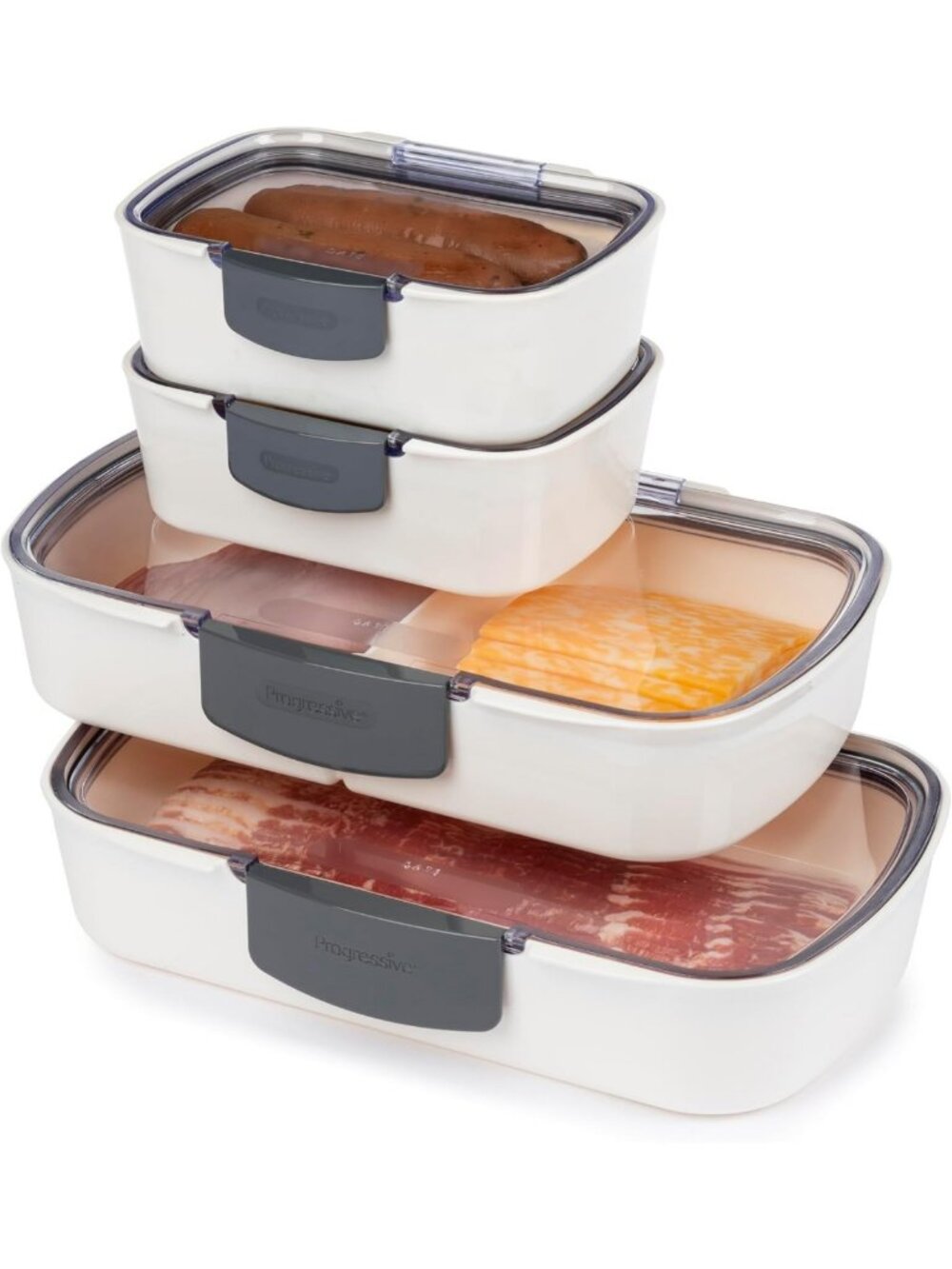 Airtight 4-Piece Deli Storage Container Set | Fresh Lock Food Storage Solution